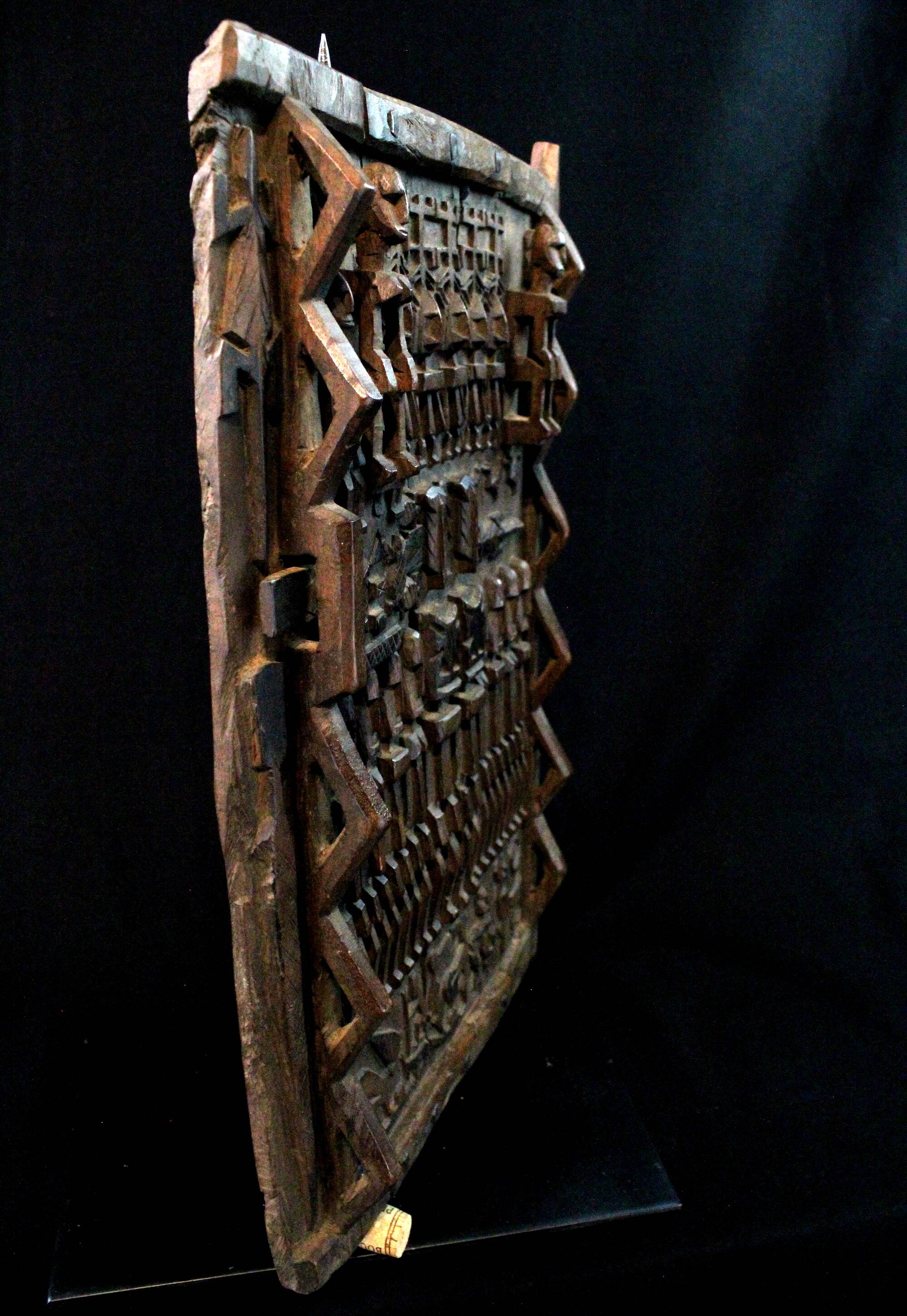 African Art Wall Decoration - Dogon Attic Door - Mali