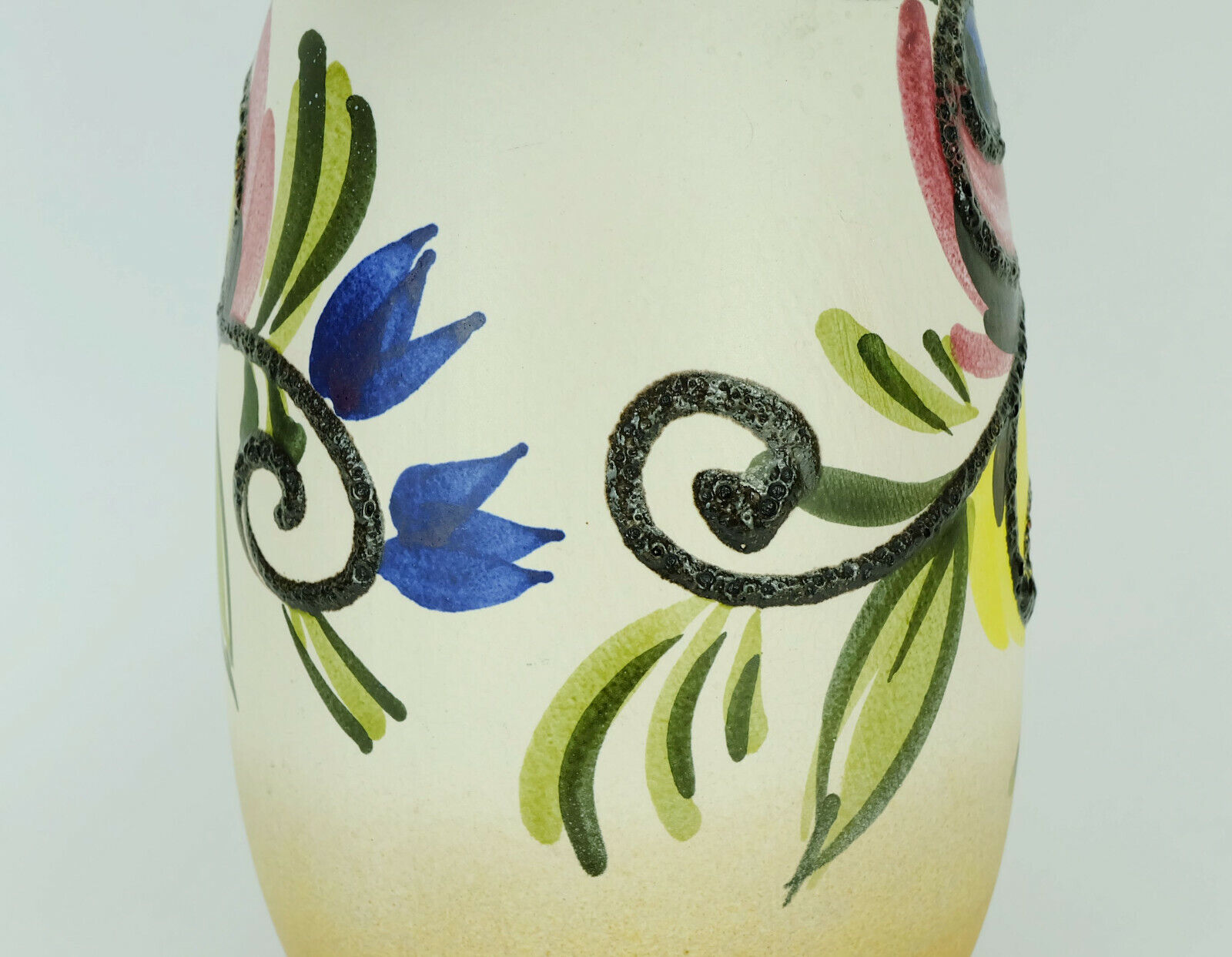 Scheurich vase colorful fat lava flower decor model 484-27