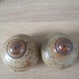 Sandstone salt and pepper shaker