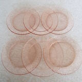 6 rosaline dessert plates