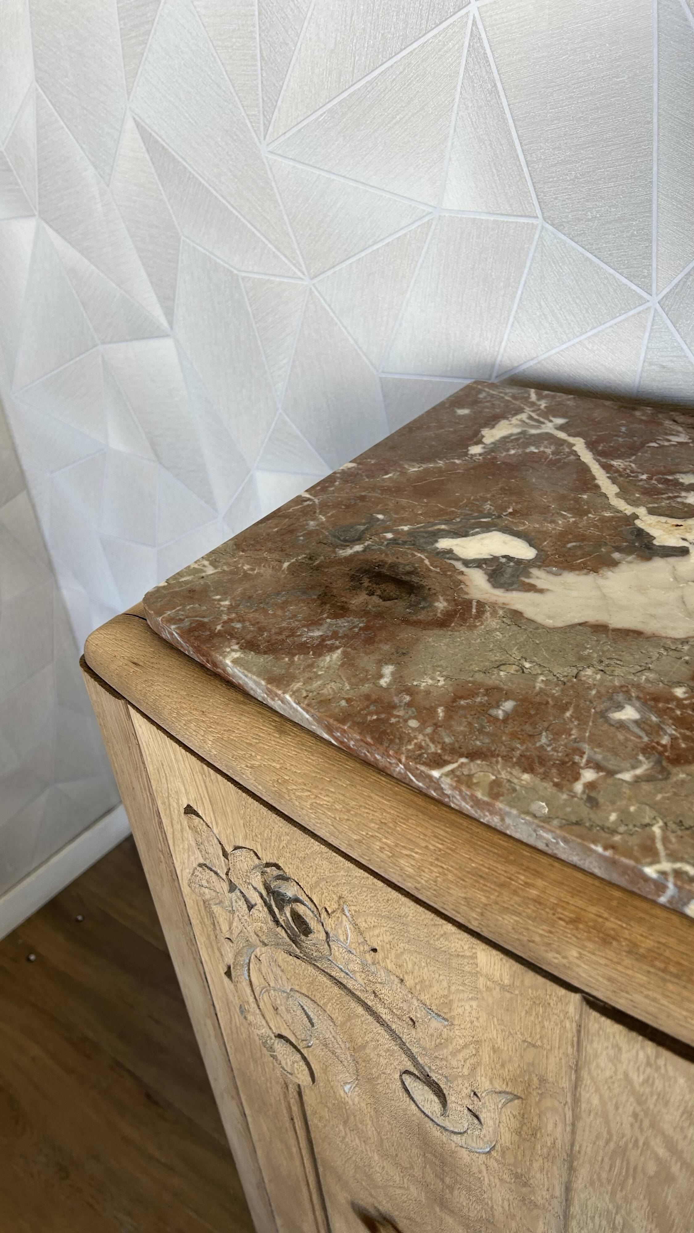 1950s Art Deco airbrushed sideboard