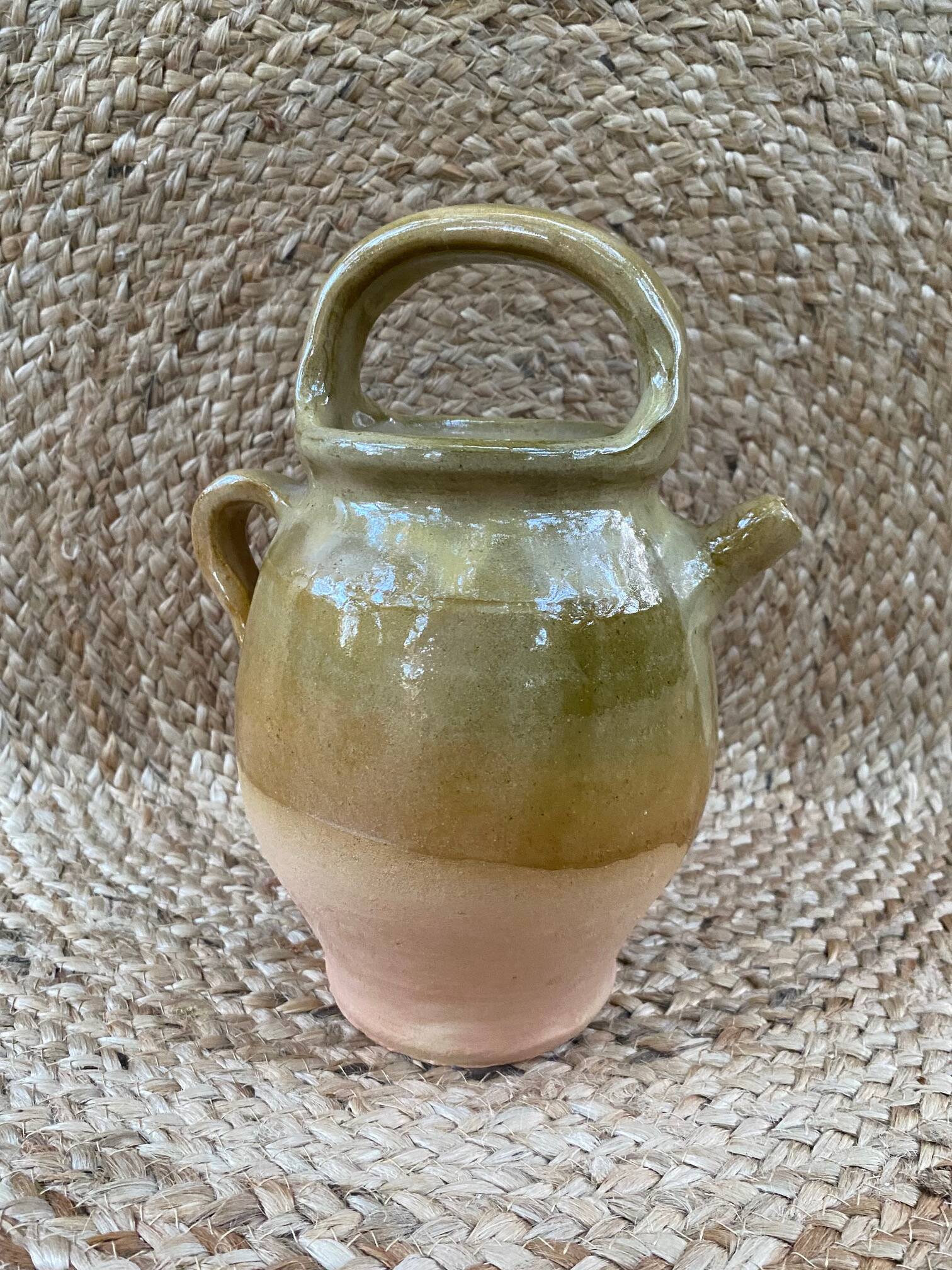 Glazed earthenware goat