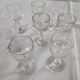 Antique glasses for digestifs