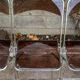 6 folding chairs in smoked Plexiglas and chrome metal, Chaisor 1970