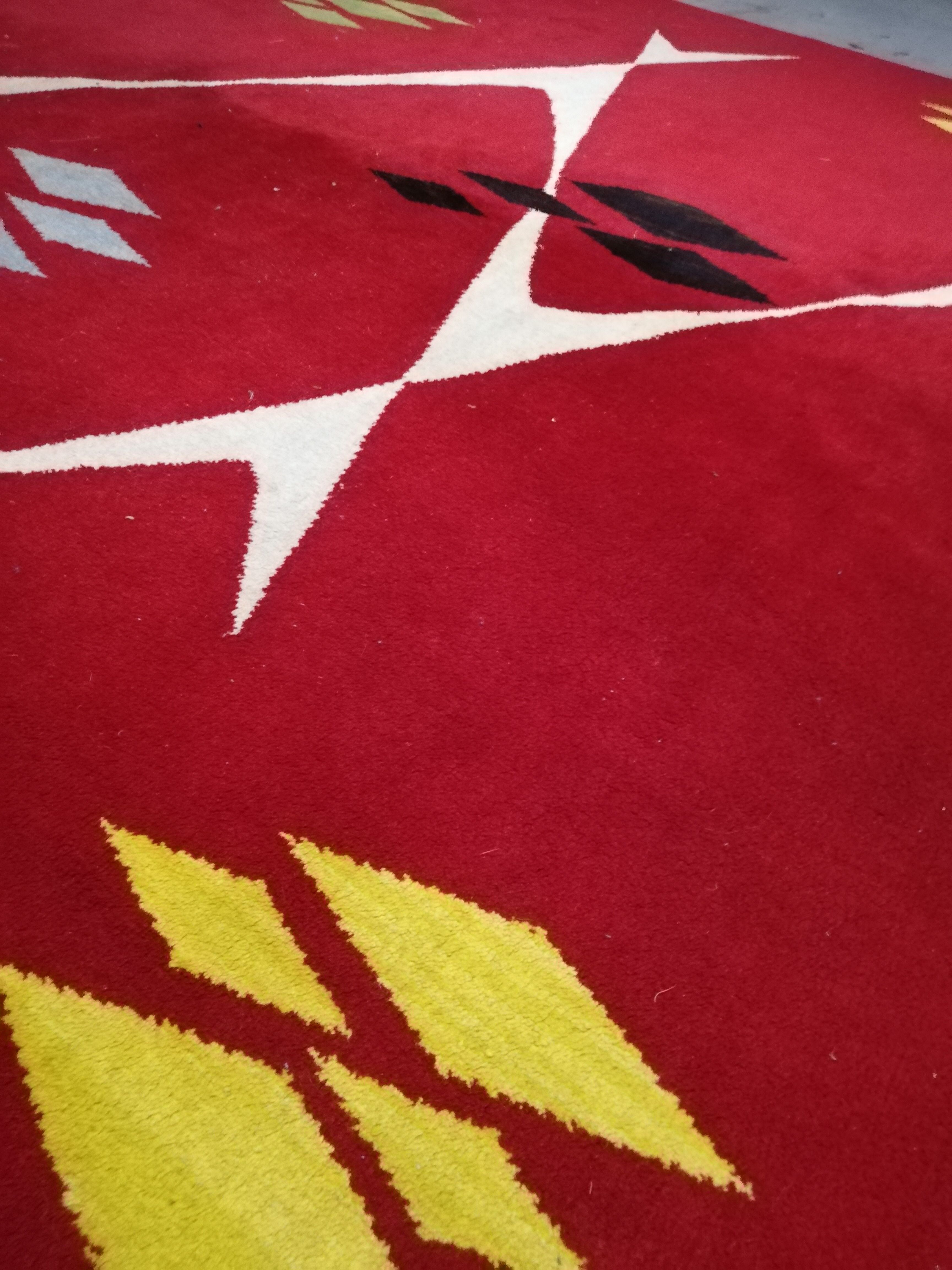 Abstract rug France 1950