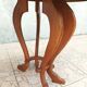 Brutalist table in solid oak