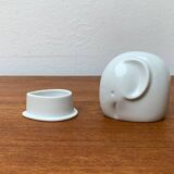 Vintage secret box elephant in German porcelain from Arzberg