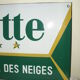 Ancient Enamelplate Sparkling Wine of the Snows FINETTE a Arbois (39 )