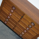 Dutch apothecary furniture in oak mid-twentieth century