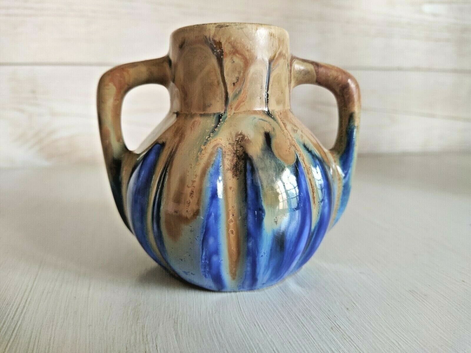 Ceramic vase from the 1930s, signed by Gilbert Méténier