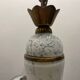 Italian Murano Glass Brass Chandelier 1940’s