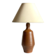 Vintage glazed stoneware lamp from Portugal.
