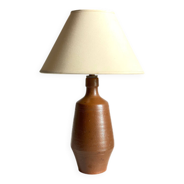 Lampe artisanale grès émaillé Portugal vintage