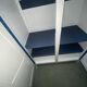 Dressing Room Revamped White/ Denim Fabric (Country Style - Shabby Chic)