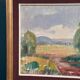 Original Swedish Oil On Canvas – “Landscape” By Ragnar Falk – Signed
