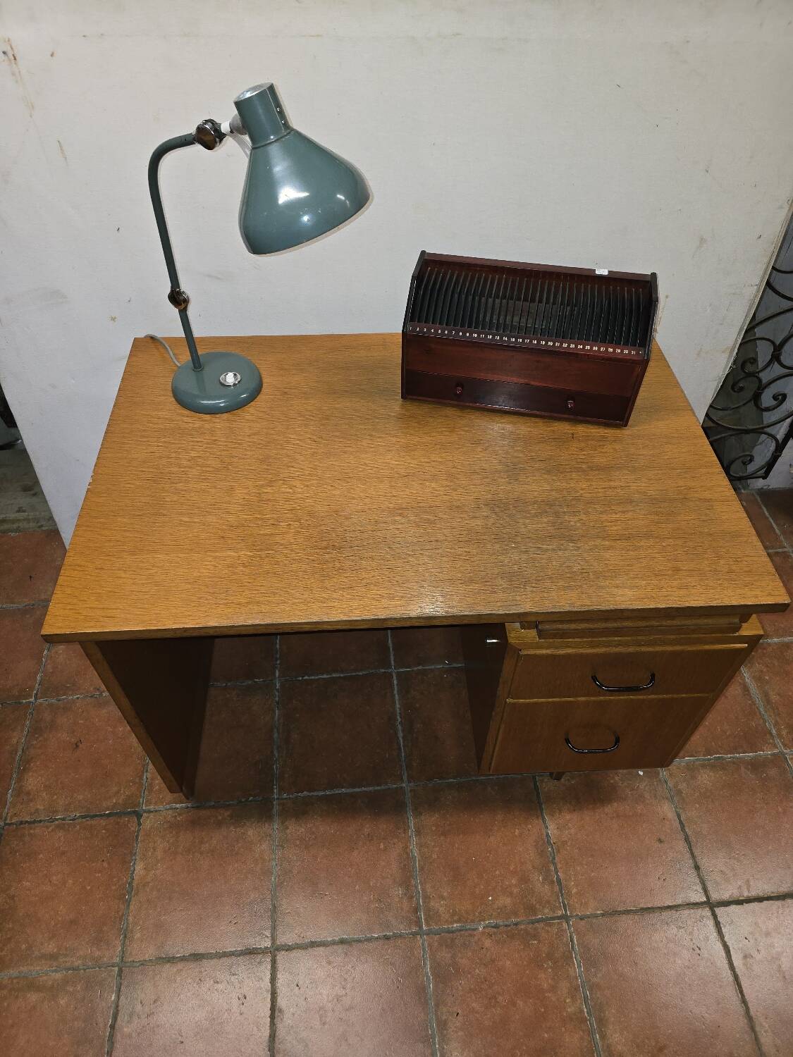 1960s Burwood Oak Desk