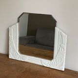 Art Deco mirror with beveled glass. 55x44
