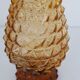 Vintage yellow glass vase
