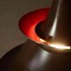 Vintage 1960s Danish design suspended lamp from the Space Age.