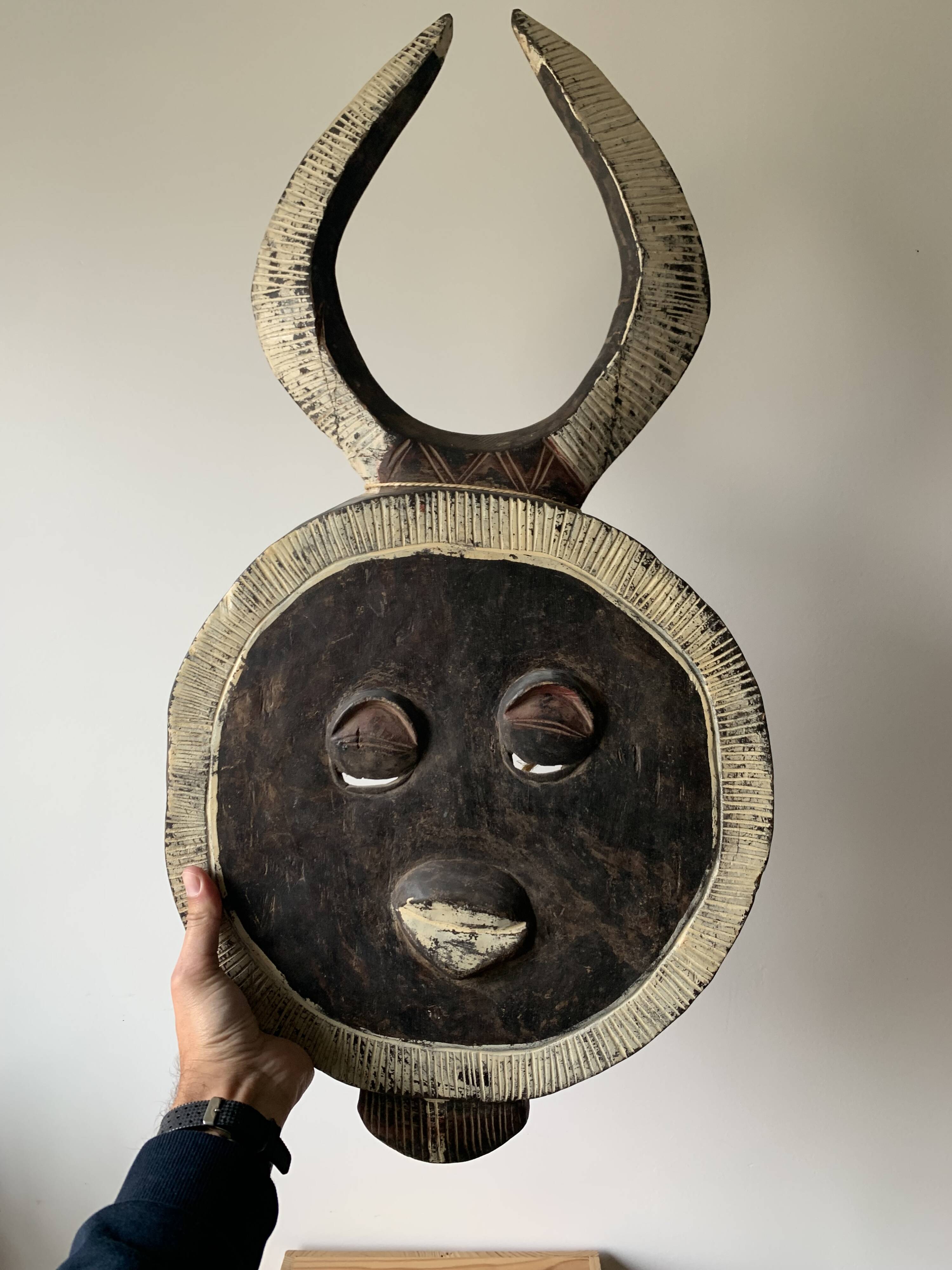 Large Antique Vintage Tribal African Mask