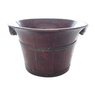 Chinese wood basket