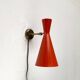 Mid-Century Diabolo Wall Lamps, 1960s, Set of 2