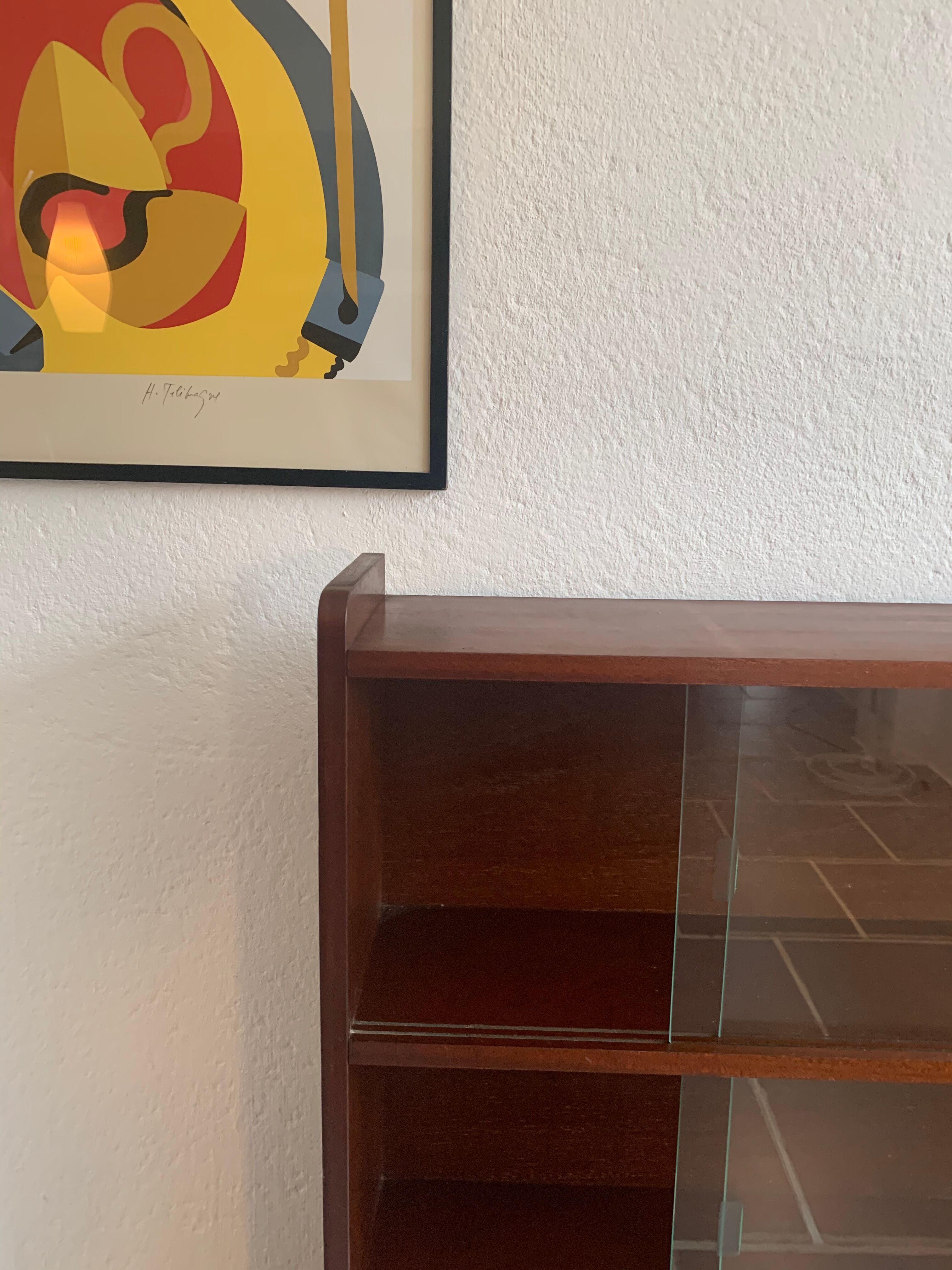 Vintage wood library 50s