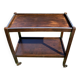 Serving trolley, rolling table, stamped ElloRolls from the 60s/70s