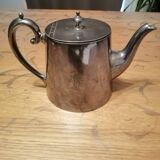 silver-plated teapot