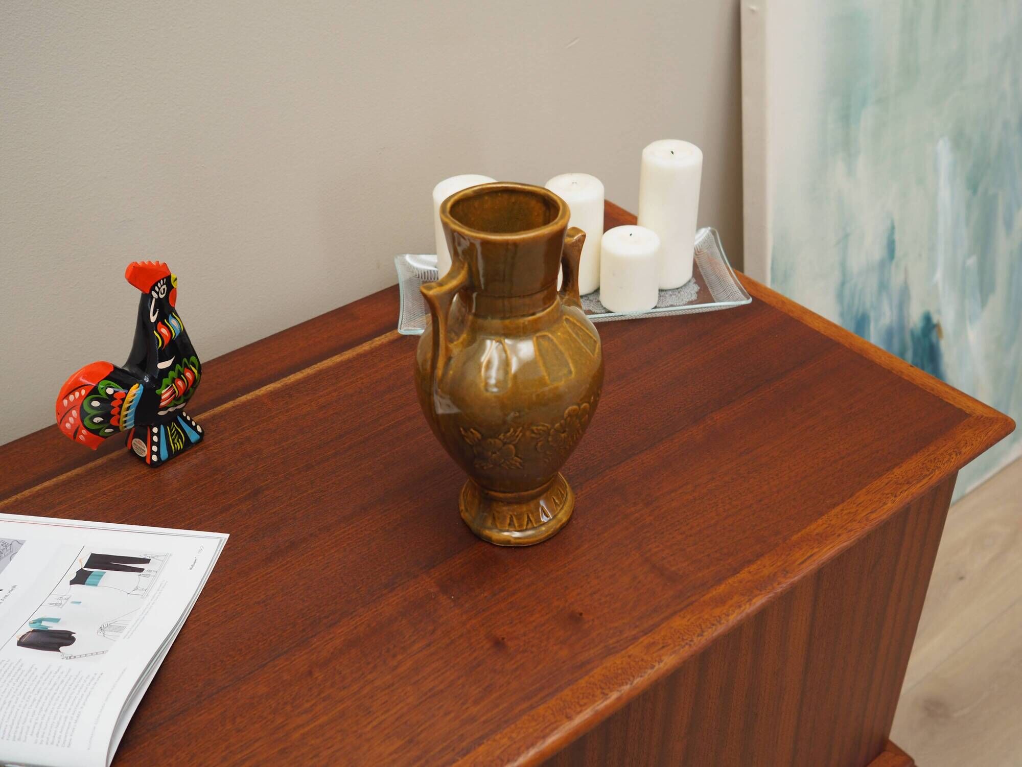 Ceramic vase, Danish design, 1960s, production: Denmark