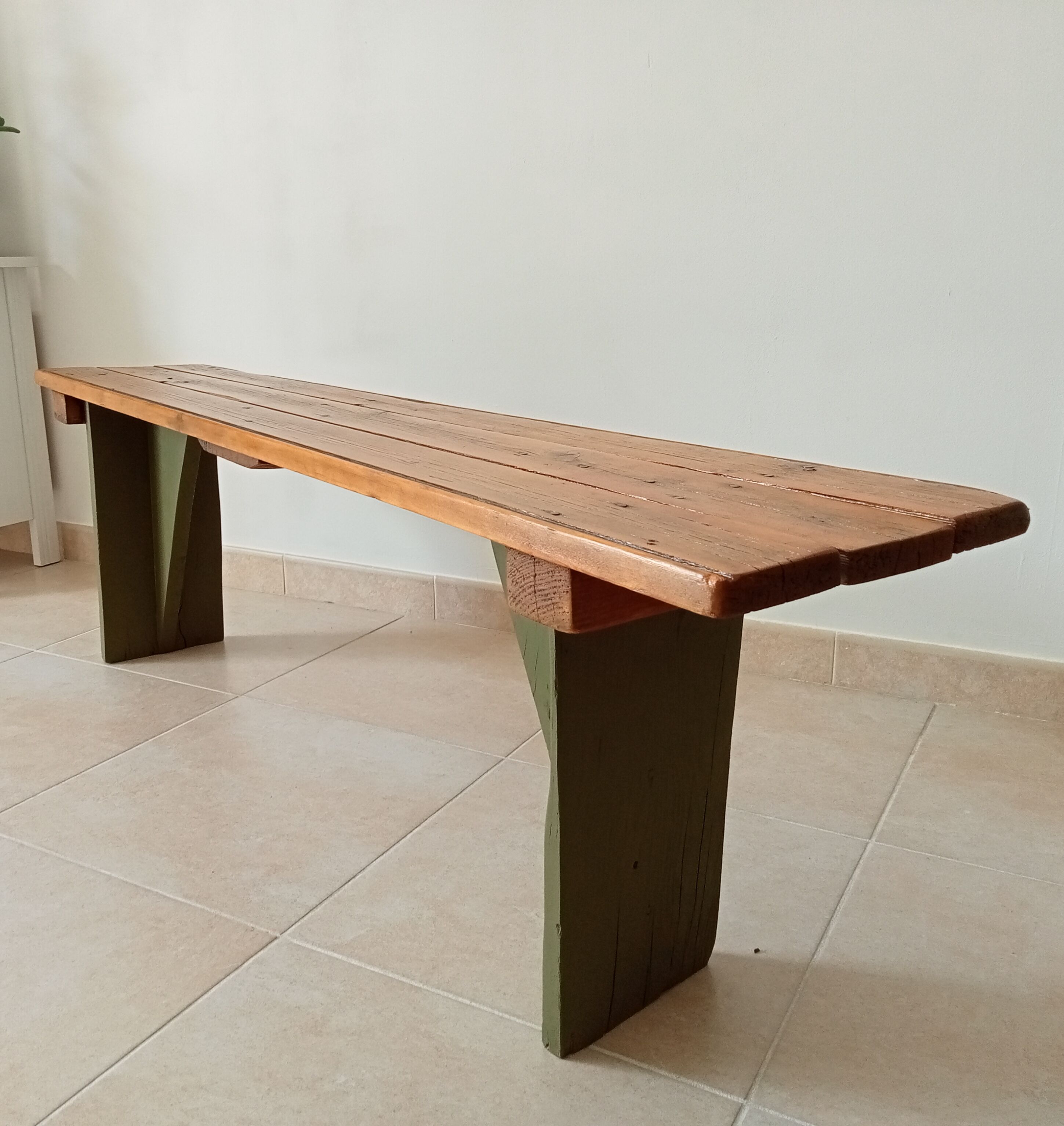 Vintage country bench 70s