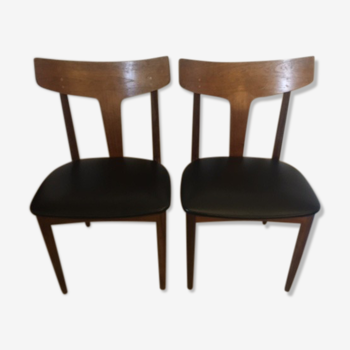 Duo de chaises samcom, années 60