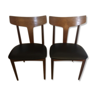 Duo de chaises samcom, années 60