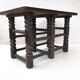 Decorative wooden coffee table