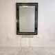 Miroir design Pierre Vandel Paris – Années 80 – Noir laqué