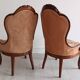 Paire de chaises Louis Philippe acajou