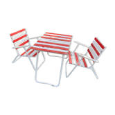 Ancien salon de jardin vintage