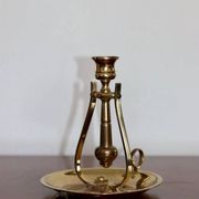 Swedish brass candlestick