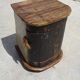 Small wooden canoe furniture, solid teak
