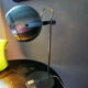Lampe eye ball vintage alu d'époque  électricite d'origine