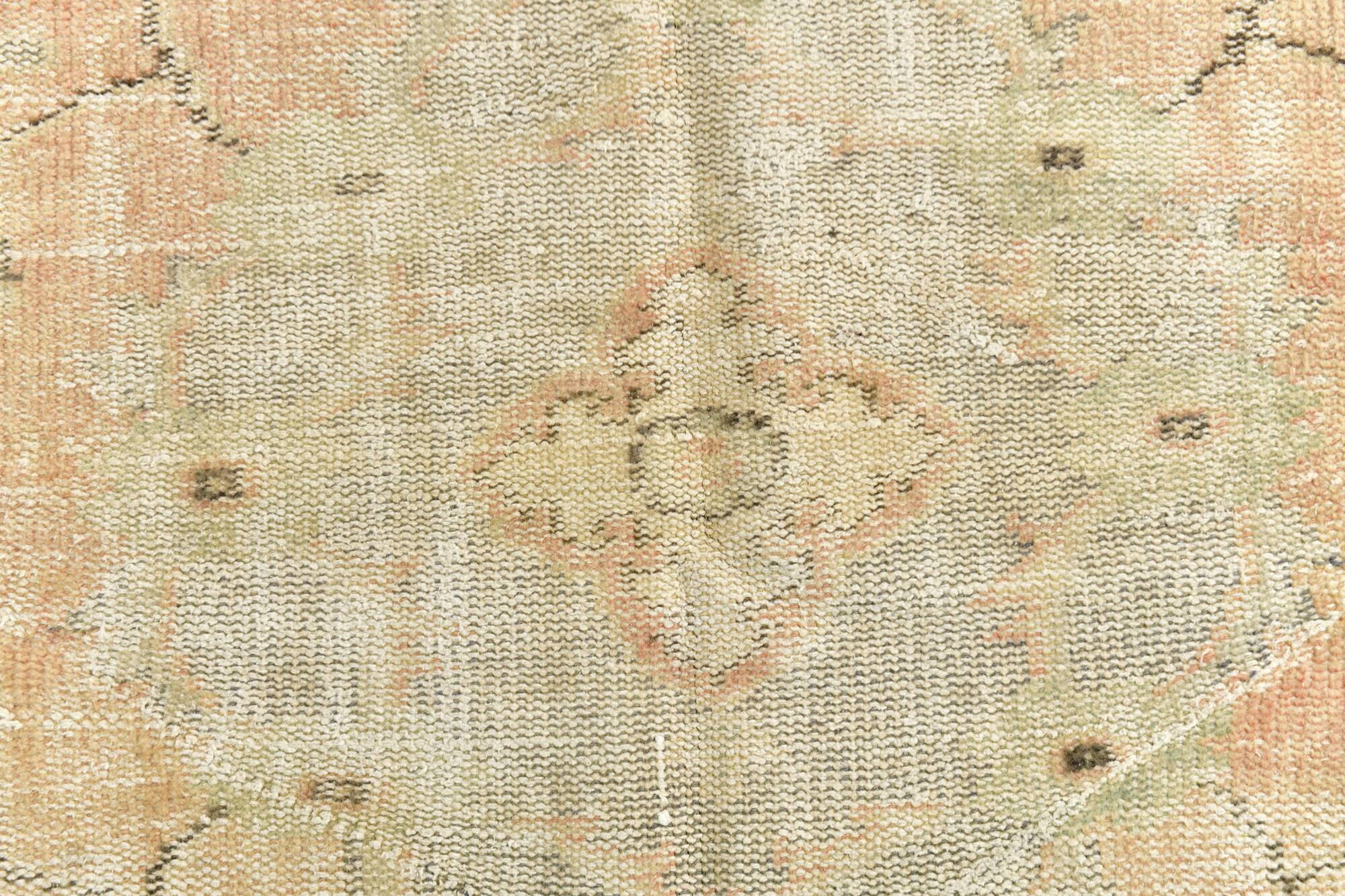 5x8 Peach & Blue Classic Pattern Turkish Vintage Rug, 168x250Cm
