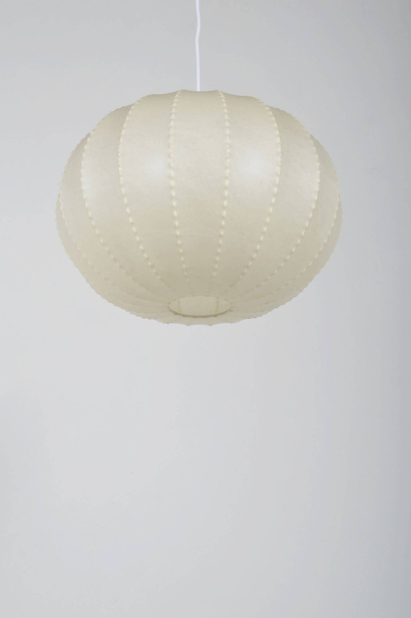 Vintage cocoon pendant lamp by Goldkant Leuchten, 1960s