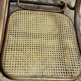 Thonet rocking chair in curved wood and cane from the 1900s
