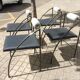 4 chairs Italy 1970