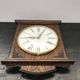 ODO Wood Old Clock Pendule - Vintage 70s Laiton Moulds