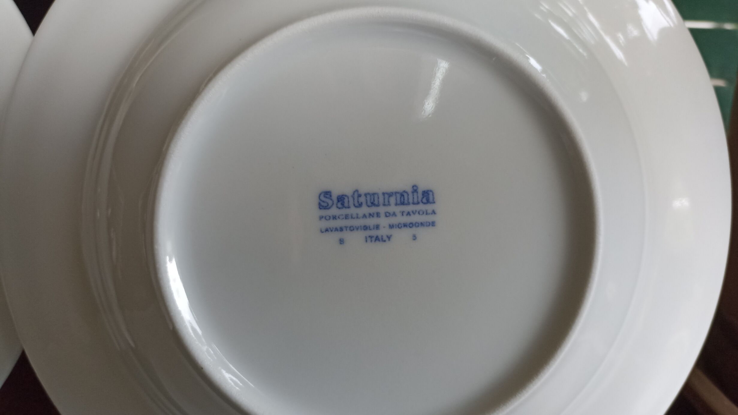 6 hollow / pasta plates by Saturnia porcelain