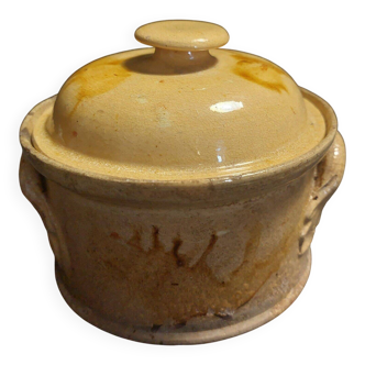 Glazed earthenware terrine from Provence, early 20th century.