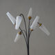 1950's Vintage 6-Shade Tripod Floor Lamp