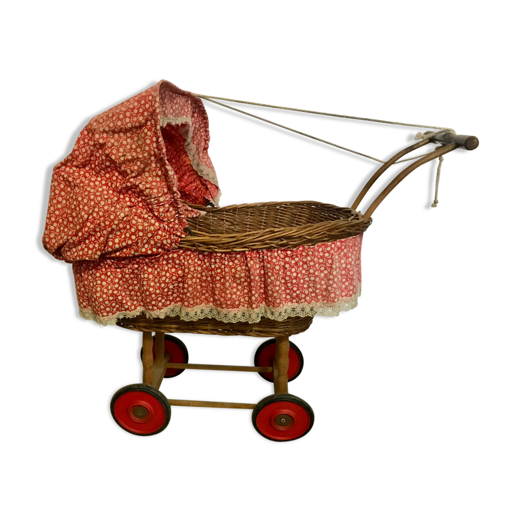Panier porte-poupée en herbe de mer miniflowers howa - Accessoires pour poupées jusqu'à 50 cm – howa Spielwaren