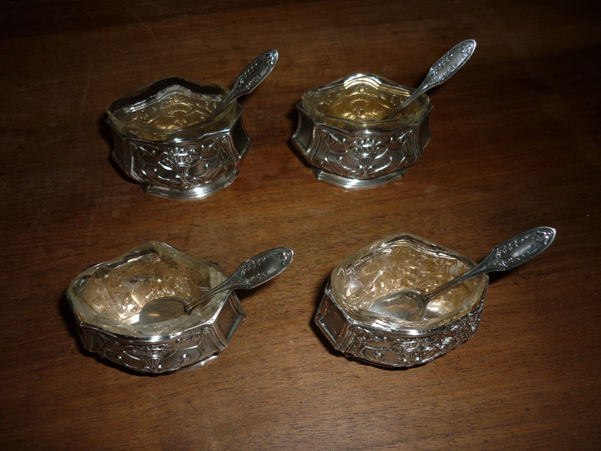 Pair of solid silver filers